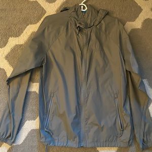 LL Bean men’s medium windbreaker/rain jacket grey